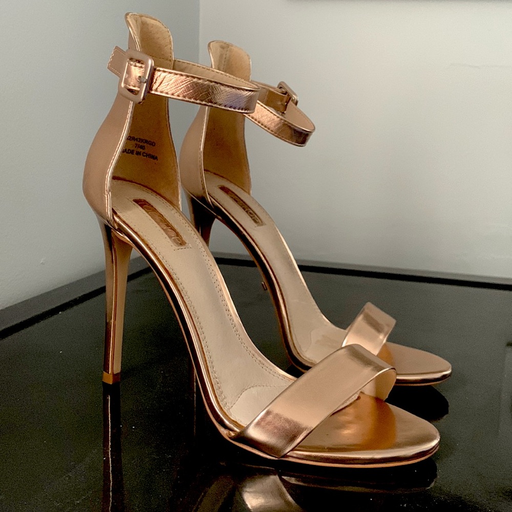 Rose gold 4” heels from Topshop size 40